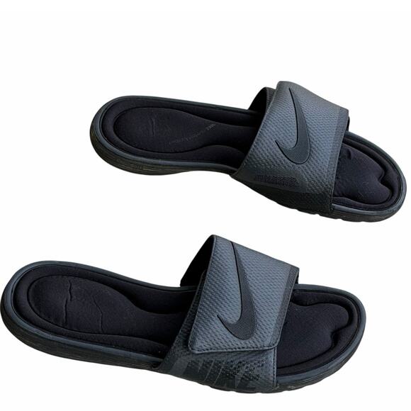 Nike Solarsoft Comfort Slide Mens 13 Swoosh Y2K Casual Streetwear‎ 705513-090 main image 13